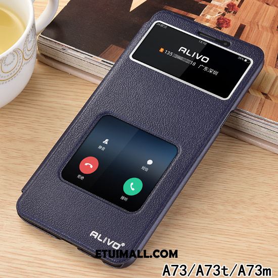 Etui Oppo A73 Biznes Ochraniacz Otwórz Okno Telefon Komórkowy Tendencja Pokrowce Oferta