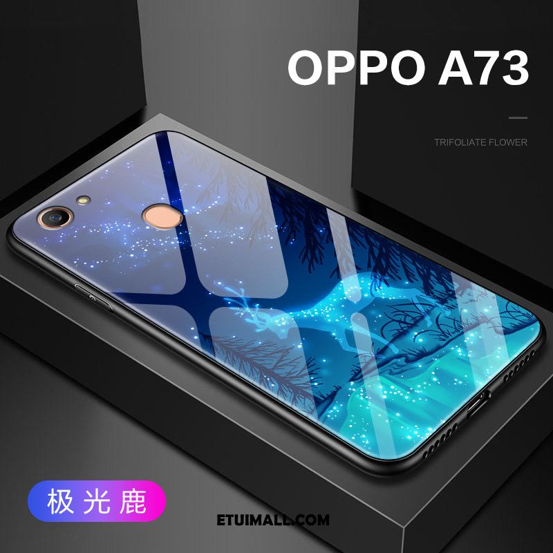 Etui Oppo A73 Trudno Ochraniacz All Inclusive Niebieski Cienkie Obudowa Tanie