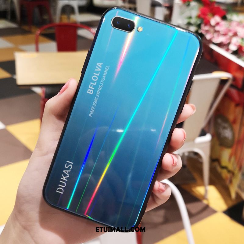 Etui Oppo Ax5 Lustro Tendencja Gradient Niebieski Silikonowe Futerał Sklep