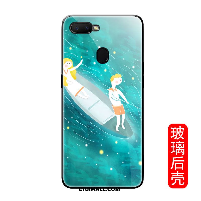 Etui Oppo F9 Starry Zakochani Nostalgia Piękny Silikonowe Niebieski Pokrowce Sklep