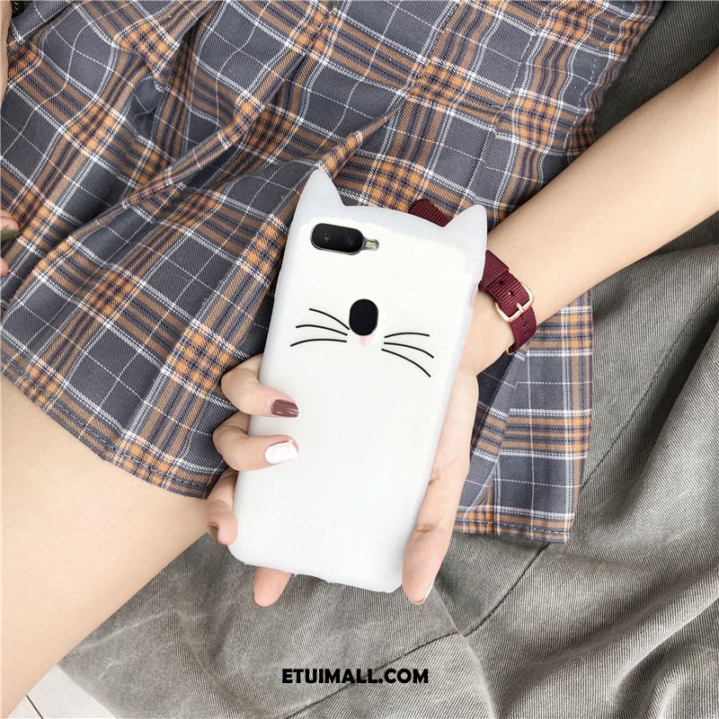 Etui Oppo F9 Telefon Komórkowy Piękny Biały Kotek Ochraniacz Futerał Tanie