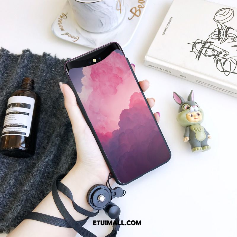 Etui Oppo Find X Świeży Szkło Sakura Tendencja Moda Pokrowce Sklep