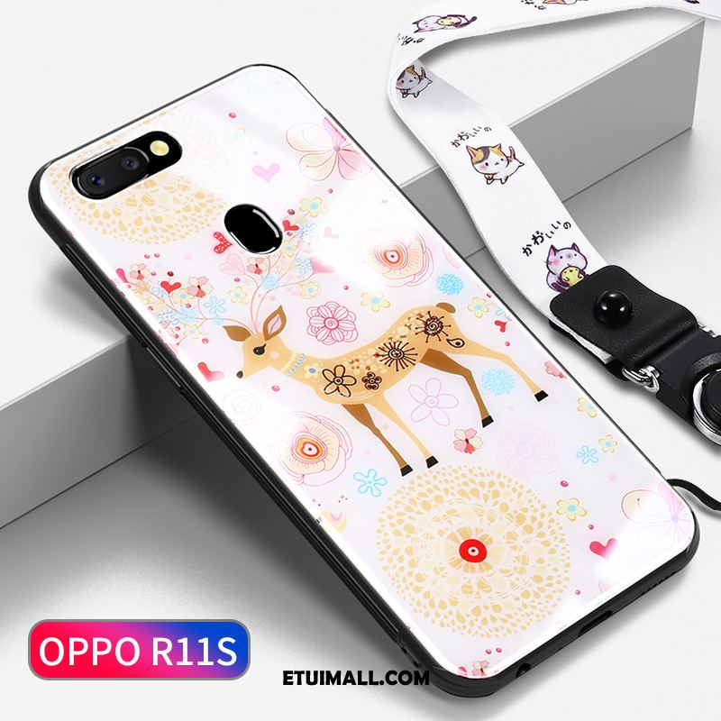 Etui Oppo R11s Osobowość Szkło Kreskówka All Inclusive Czerwony Netto Pokrowce Online