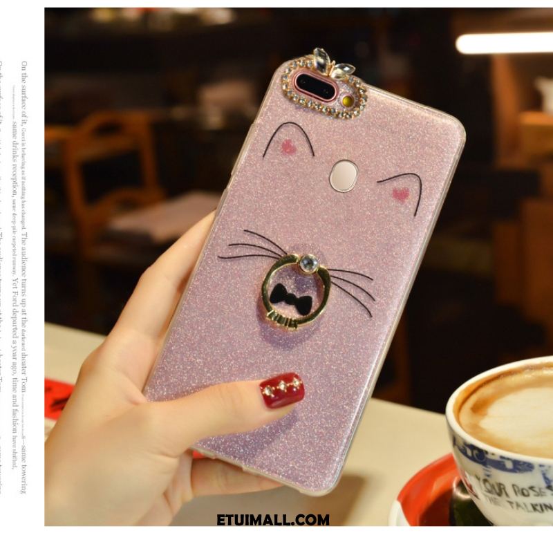 Etui Oppo R11s Rhinestone All Inclusive Tendencja Silikonowe Anti-fall Futerał Online