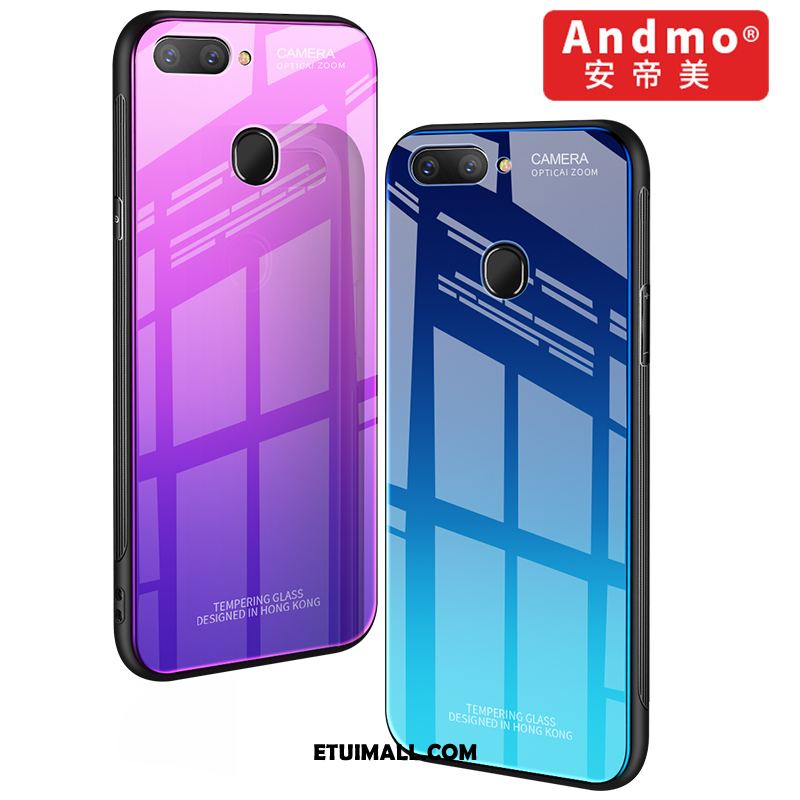 Etui Oppo R15 Cienkie All Inclusive Szkło Hartowane Niebieski Tendencja Obudowa Sklep