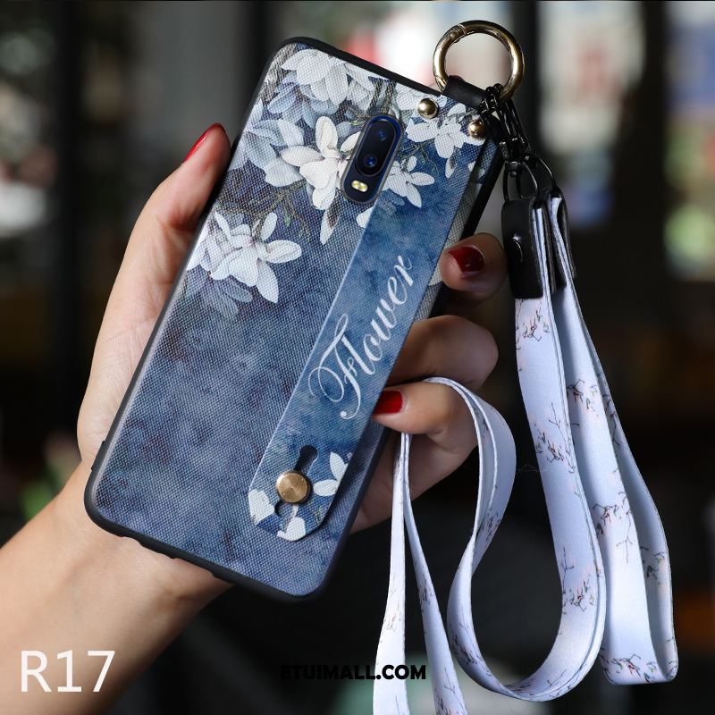 Etui Oppo R17 Niebieski Ochraniacz Anti-fall Gwiazda Silikonowe Pokrowce Kupię