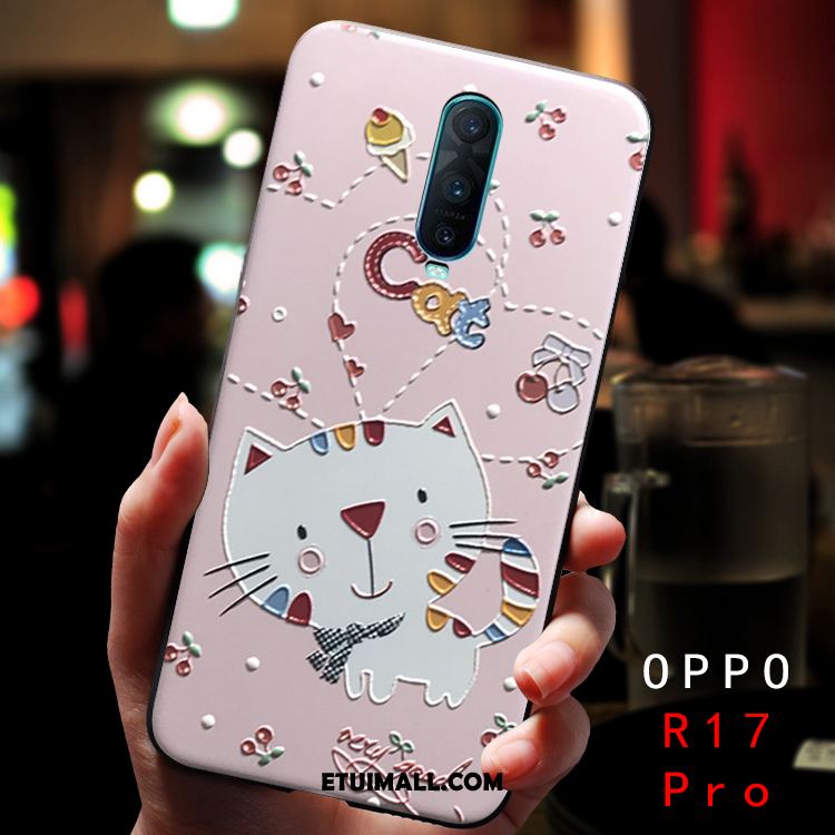 Etui Oppo R17 Pro Relief Piękny Anti-fall Kreatywne All Inclusive Pokrowce Na Sprzedaż