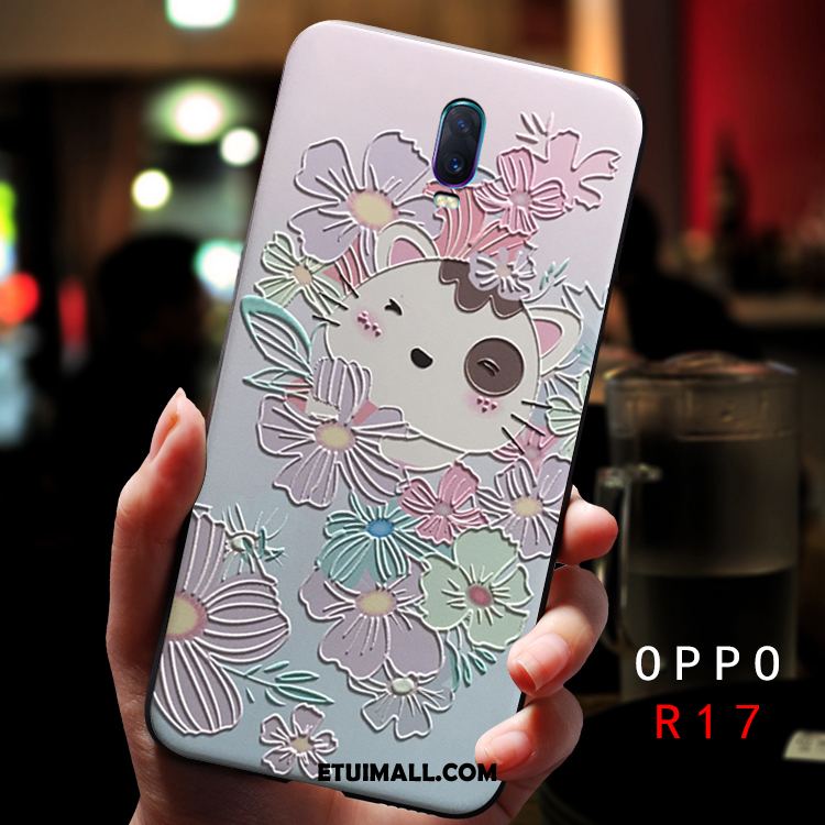 Etui Oppo R17 Telefon Komórkowy Relief Kreatywne Nubuku Trójwymiarowy Pokrowce Sprzedam