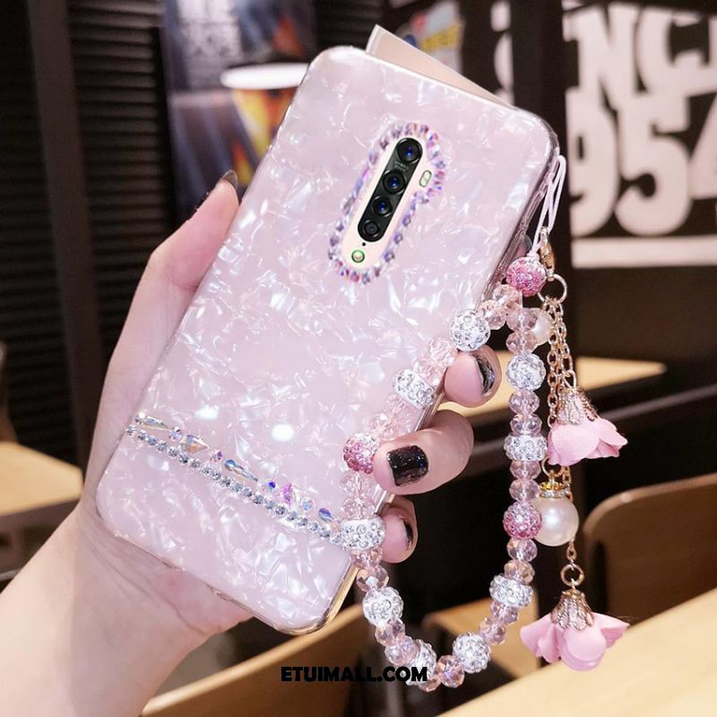 Etui Oppo Reno 2 Anti-fall Tendencja Wiszące Ozdoby Czerwony Netto Miękki Pokrowce Oferta