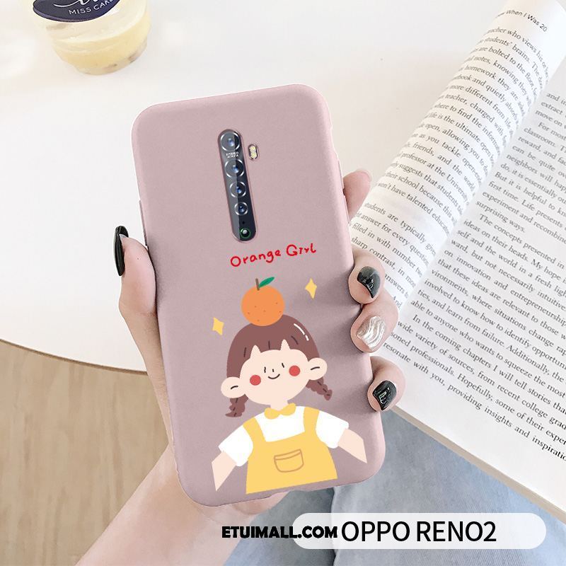 Etui Oppo Reno 2 Silikonowe Owoce Ochraniacz Anti-fall Zakochani Pokrowce Online