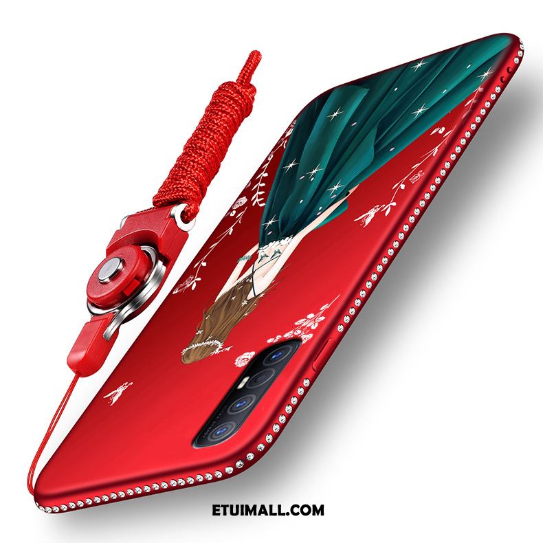 Etui Oppo Reno 3 Pro Miękki Anti-fall Telefon Komórkowy Tendencja Czerwony Futerał Sprzedam