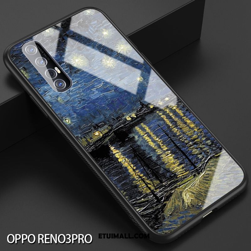 Etui Oppo Reno 3 Pro Ochraniacz Anti-fall Tendencja Telefon Komórkowy Szkło Obudowa Online