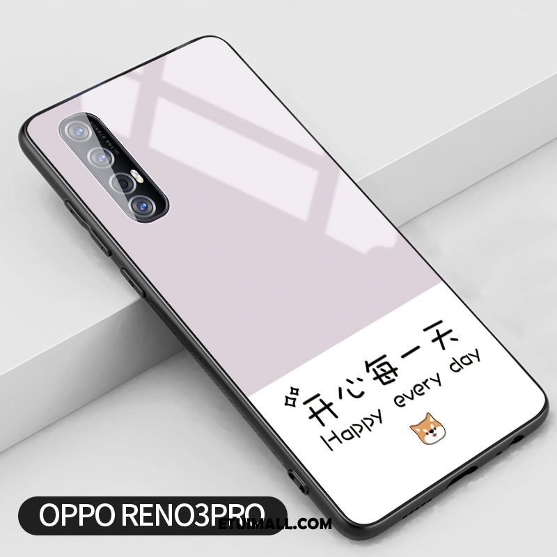 Etui Oppo Reno 3 Pro Silikonowe Mały Świeży Telefon Komórkowy Kreatywne Futerał Tanie