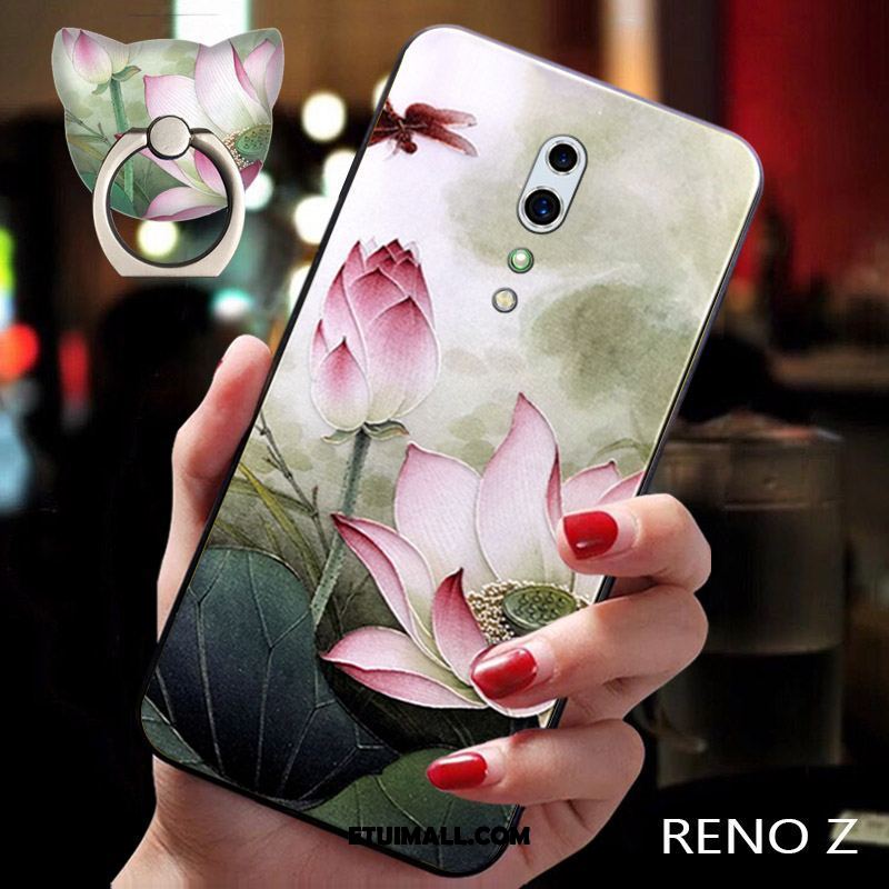 Etui Oppo Reno Z Ochraniacz Tendencja Silikonowe Anti-fall Modna Marka Futerał Sklep