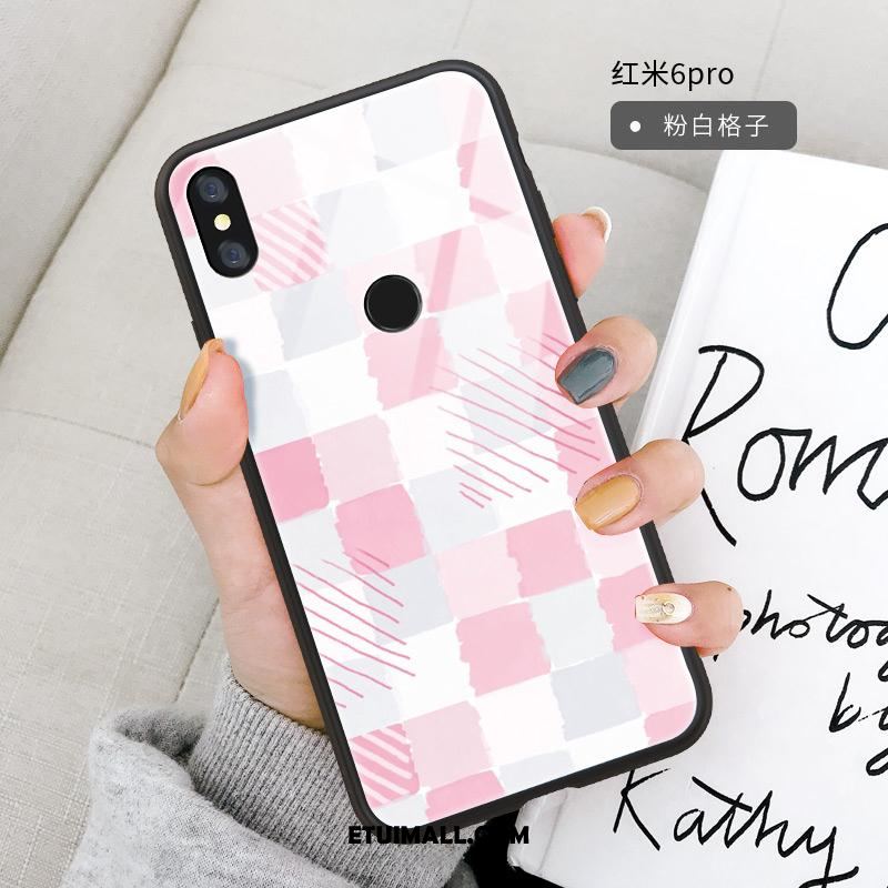 Etui Redmi Note 6 Pro Kreskówka Anti-fall Czerwony Lustro All Inclusive Pokrowce Tanie