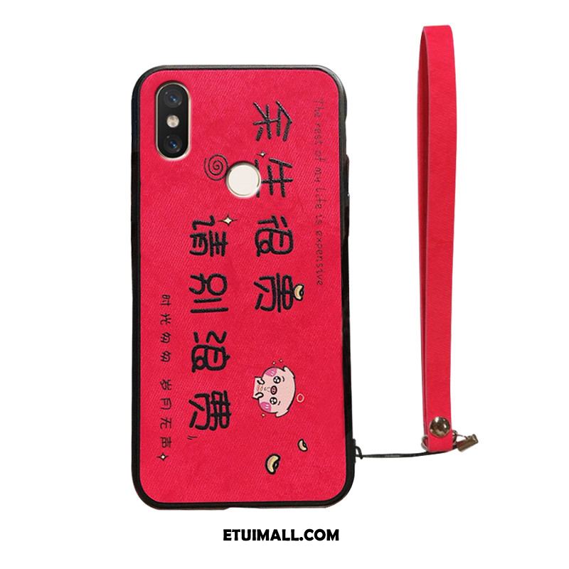 Etui Redmi Note 6 Pro Wiszące Ozdoby Czerwony Telefon Komórkowy Ochraniacz Kreatywne Pokrowce Kupię