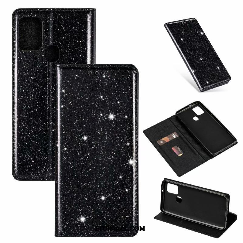 Etui Samsung Galaxy A21s Klamra Czarny Telefon Komórkowy Skórzany Futerał Gwiazda Pokrowce Tanie