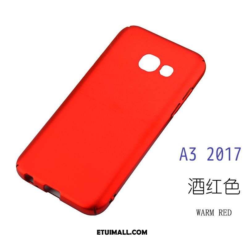 Etui Samsung Galaxy A3 2017 Ochraniacz Telefon Komórkowy Czerwony Nubuku All Inclusive Obudowa Sprzedam