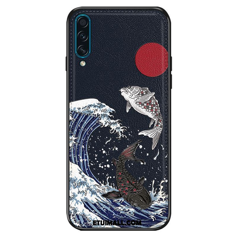 Etui Samsung Galaxy A30s Moda Relief Anti-fall Chiński Styl Skóra Futerał Sprzedam