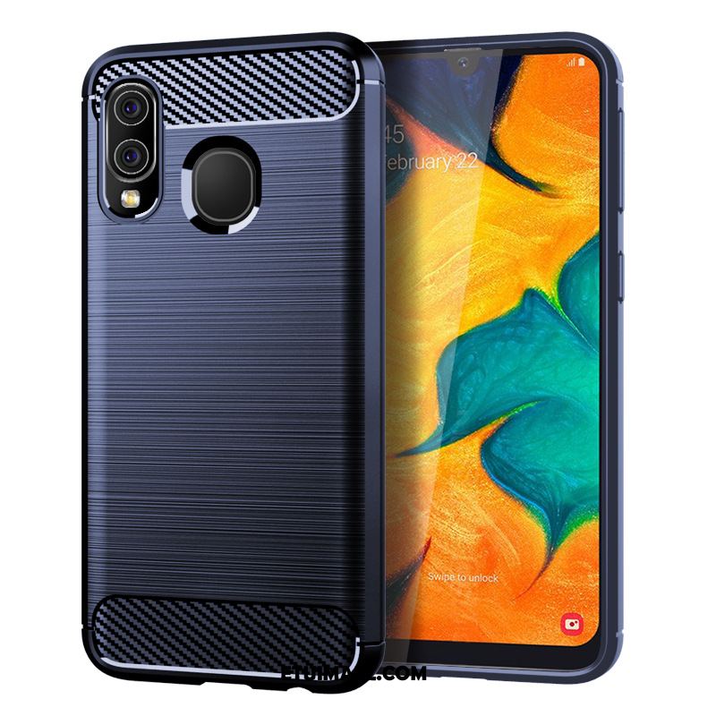 Etui Samsung Galaxy A40 Gwiazda Jedwab Miękki Silikonowe Niebieski Pokrowce Kup