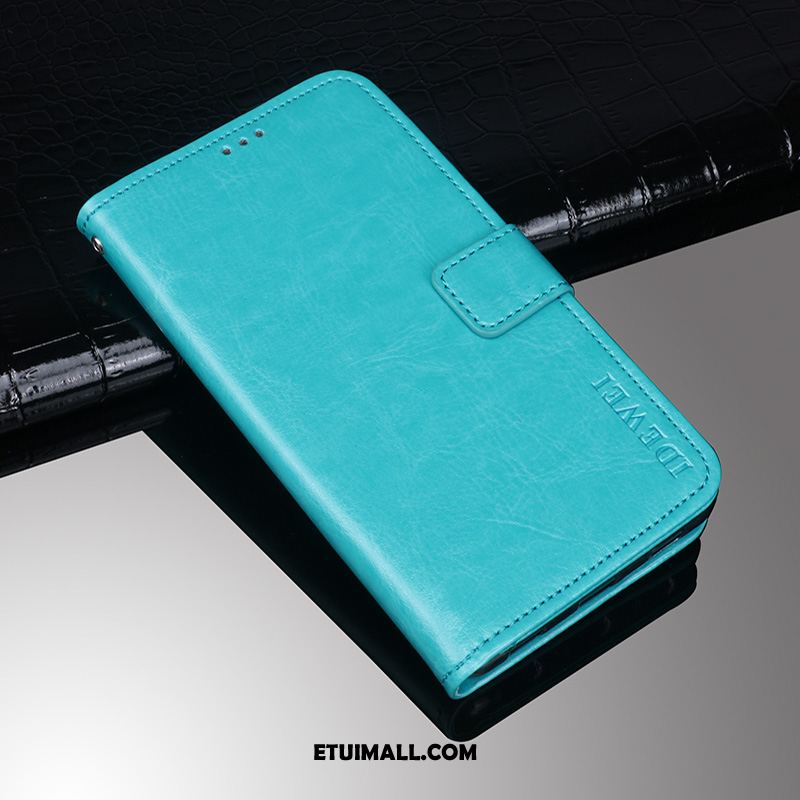 Etui Samsung Galaxy A40 Telefon Komórkowy Ochraniacz Anti-fall Skórzany Futerał Niebieski Pokrowce Online