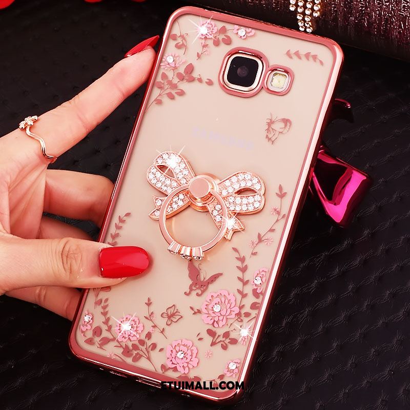 Etui Samsung Galaxy A5 2016 Silikonowe Gwiazda Ring Rhinestone Cienka Obudowa Tanie