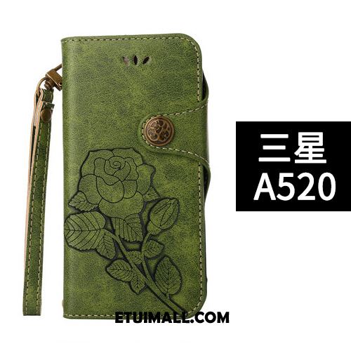 Etui Samsung Galaxy A5 2017 Biznes Vintage Karta Skórzany Futerał Portfel Futerał Oferta