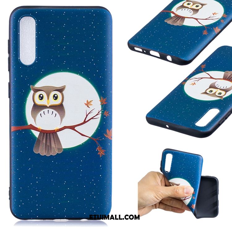 Etui Samsung Galaxy A50 Niebieski Silikonowe Anti-fall All Inclusive Gwiazda Pokrowce Sklep