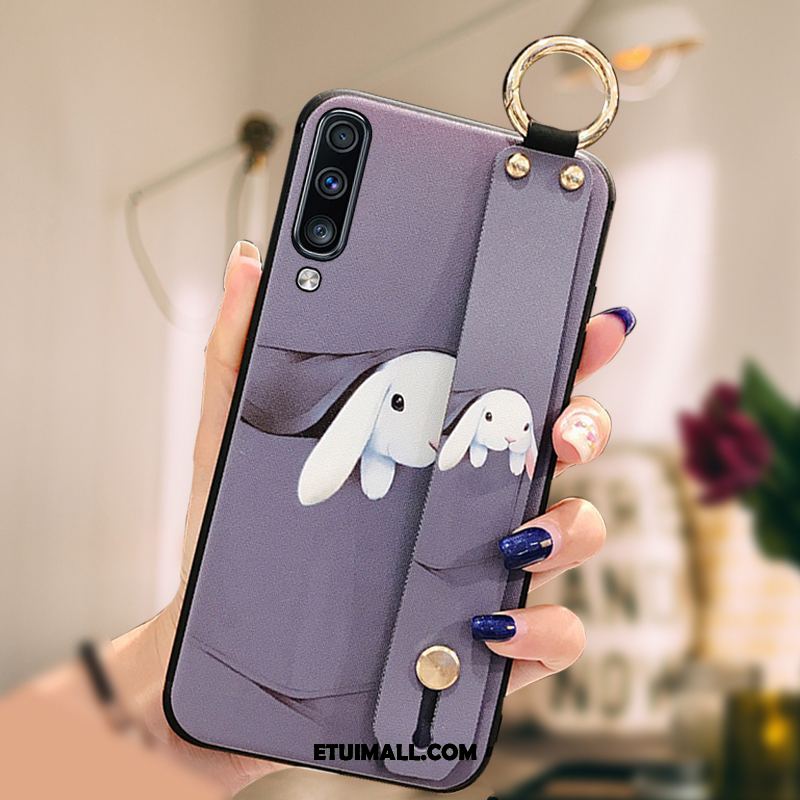 Etui Samsung Galaxy A50s Silikonowe Purpurowy Ochraniacz Dekompresja Kreskówka Futerał Tanie