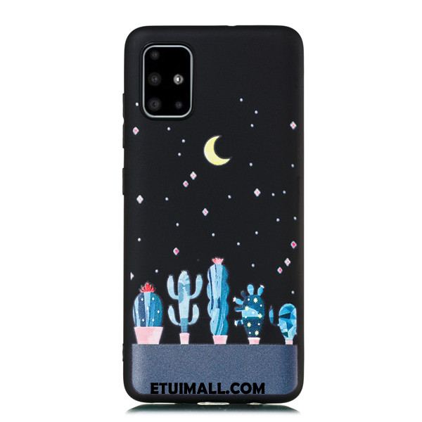 Etui Samsung Galaxy A51 Anti-fall Czarny All Inclusive Gwiazda Wiszące Ozdoby Pokrowce Na Sprzedaż