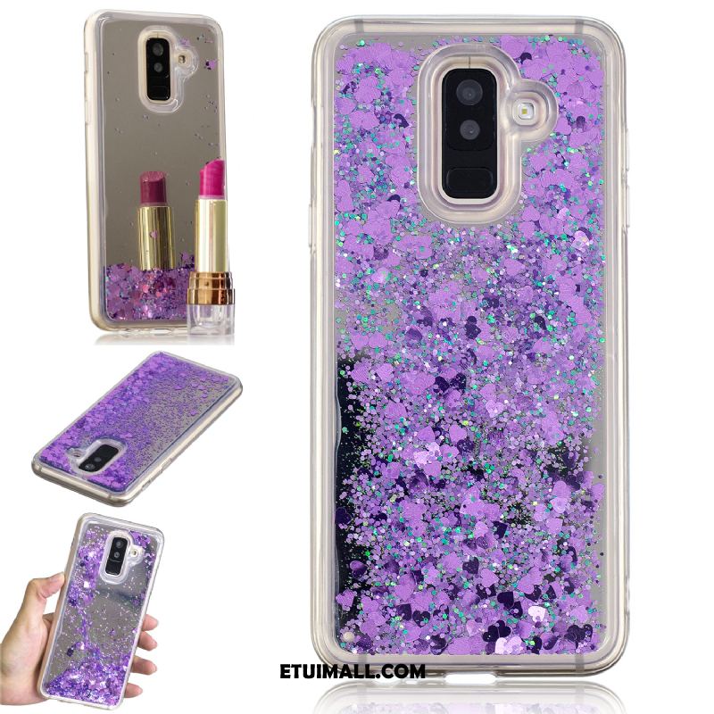 Etui Samsung Galaxy A6 Lustro Ochraniacz All Inclusive Purpurowy Telefon Komórkowy Obudowa Tanie