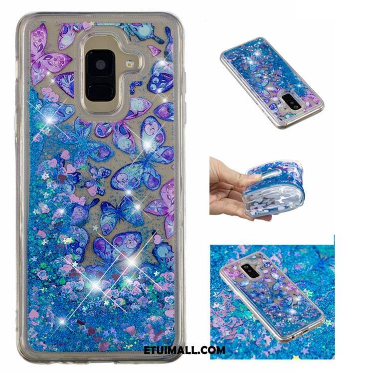 Etui Samsung Galaxy A6 Silikonowe Liquid Miękki Quicksand All Inclusive Futerał Tanie