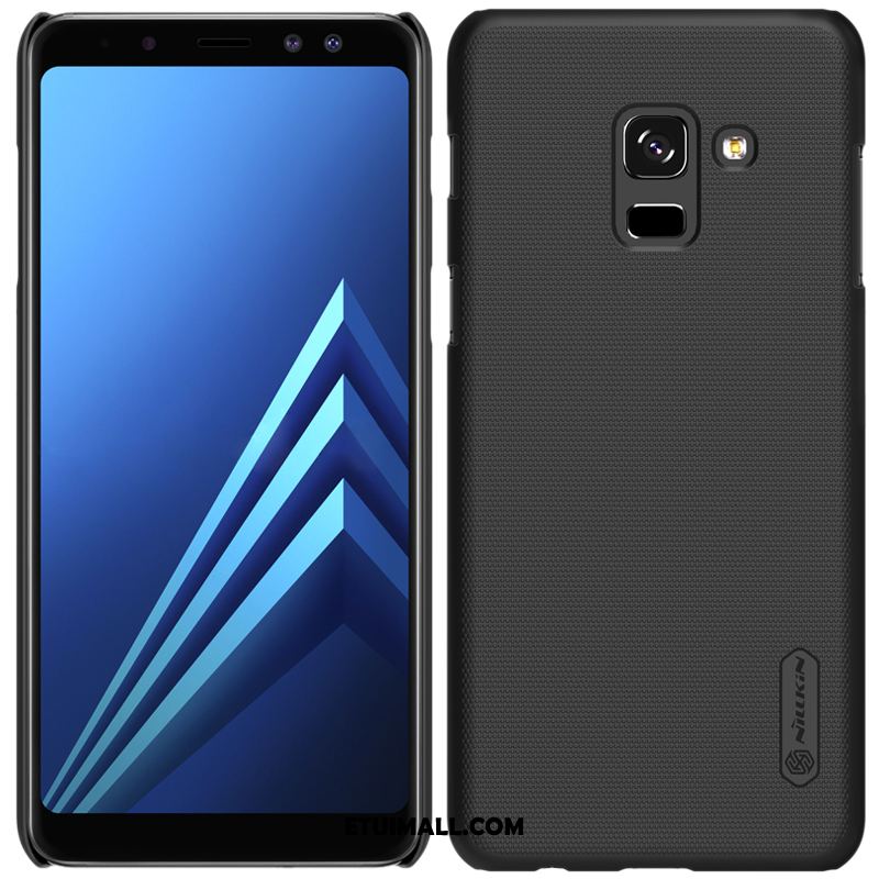 Etui Samsung Galaxy A8 2018 Nubuku Antypoślizgowe Telefon Komórkowy Gwiazda Czarny Futerał Sklep