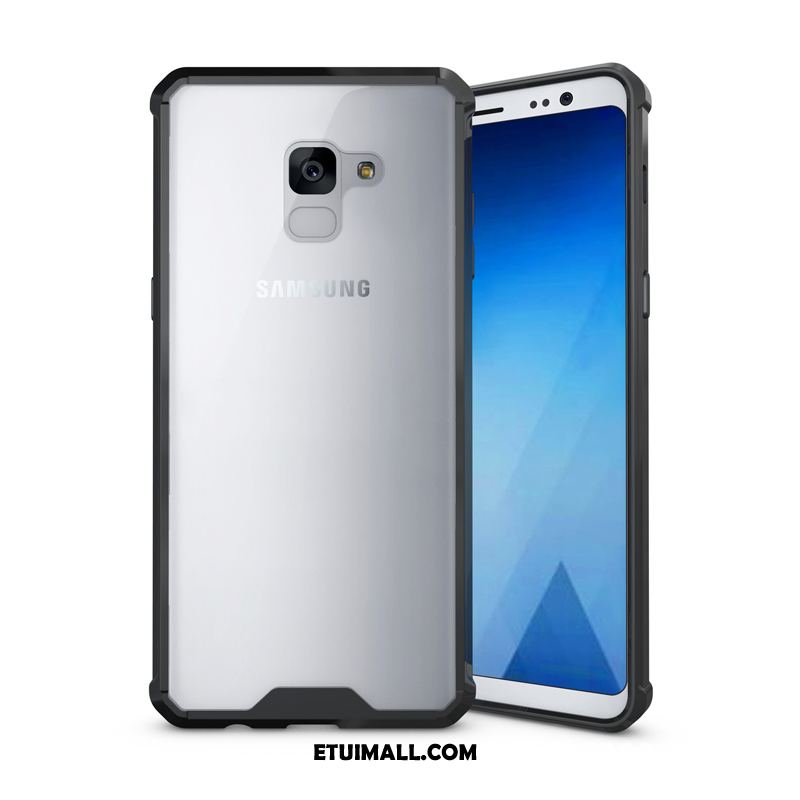 Etui Samsung Galaxy A8 2018 Przezroczysty Anti-fall Czarny Telefon Komórkowy Gwiazda Obudowa Oferta