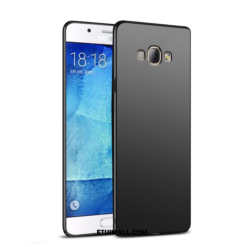 Etui Samsung Galaxy A8 Gwiazda Nubuku Filmy Trudno Czarny Pokrowce Tanie