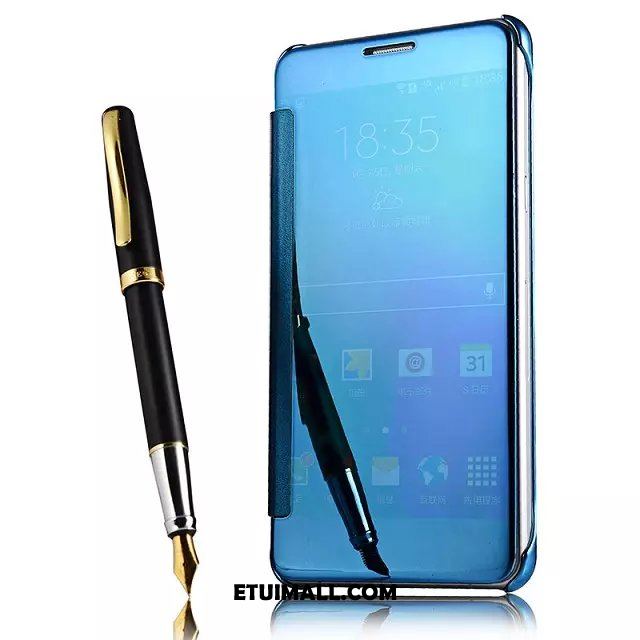 Etui Samsung Galaxy A9 2018 Ochraniacz Niebieski Lustro Gwiazda Spoczynek Obudowa Dyskont