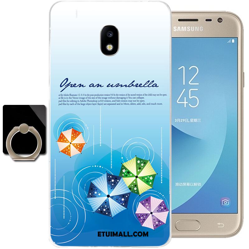 Etui Samsung Galaxy J3 2017 Przezroczysty Niebieski Telefon Komórkowy Anti-fall Ochraniacz Pokrowce Sprzedam