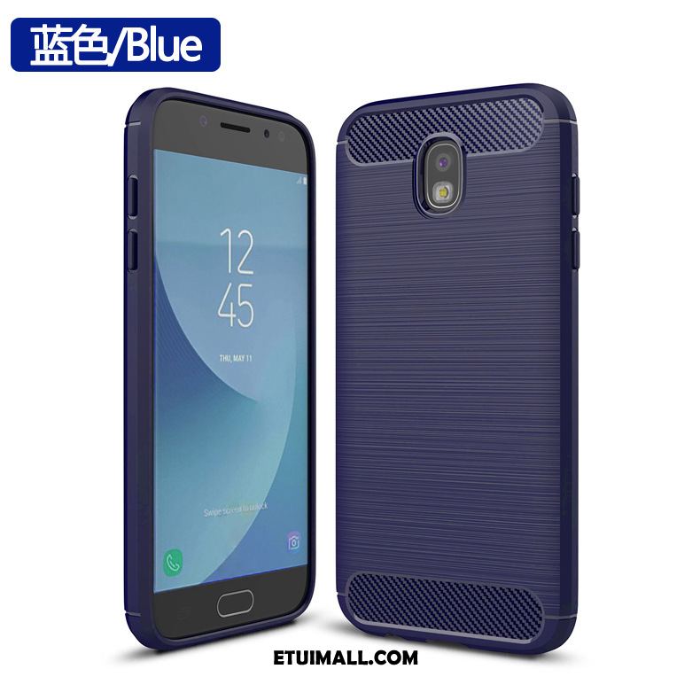 Etui Samsung Galaxy J7 2017 Ochraniacz Niebieski Silikonowe Telefon Komórkowy Miękki Futerał Tanie