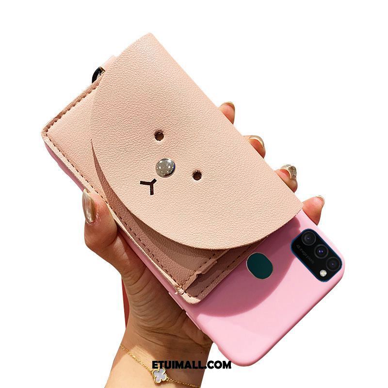 Etui Samsung Galaxy M30s Karta Anti-fall Ochraniacz Telefon Komórkowy Wisząca Szyja Obudowa Dyskont