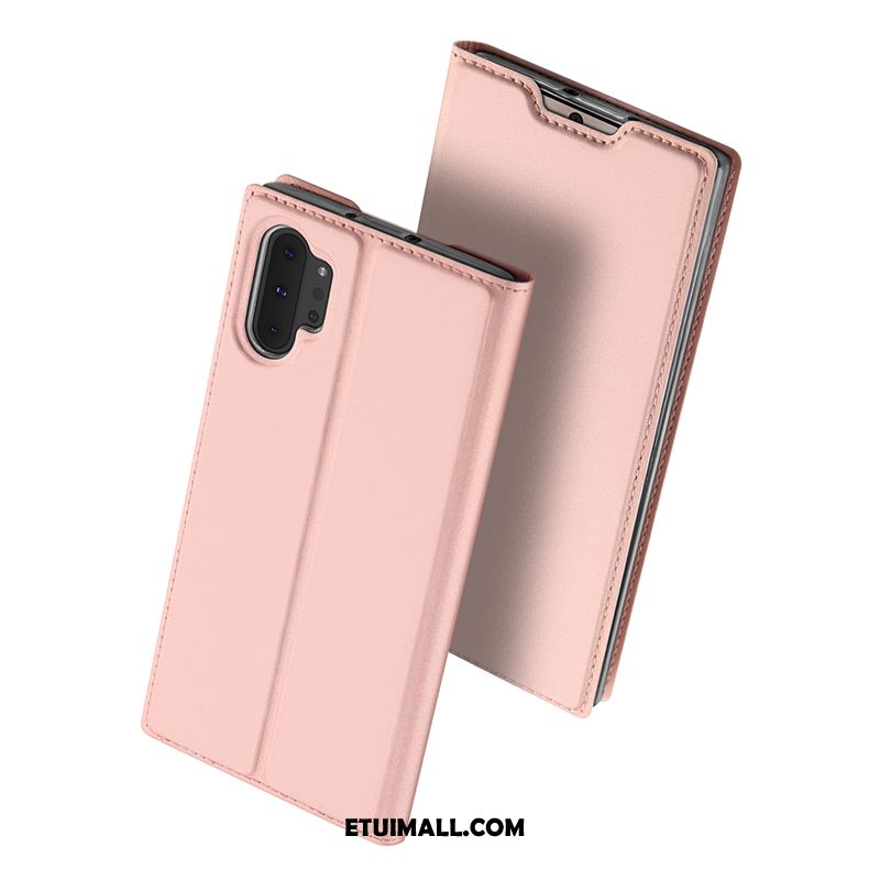 Etui Samsung Galaxy Note 10+ Różowe Złoto Gwiazda Karta Telefon Komórkowy Skórzany Futerał Futerał Kup