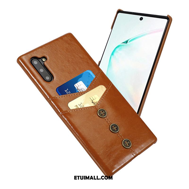 Etui Samsung Galaxy Note 10 Telefon Komórkowy Gwiazda Karta Klamra Ochraniacz Pokrowce Sklep