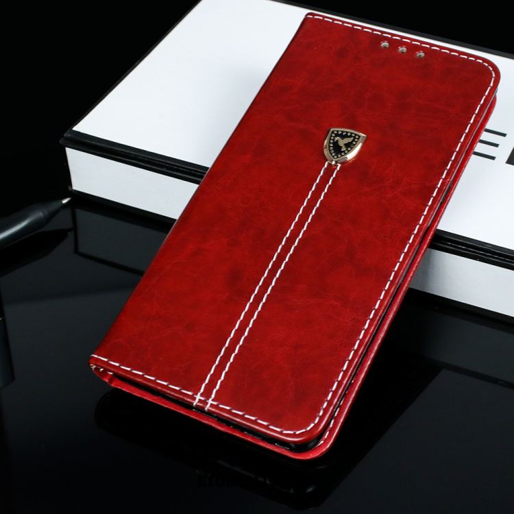 Etui Samsung Galaxy Note 8 Gwiazda Biznes Telefon Komórkowy Klapa Czerwony Pokrowce Tanie