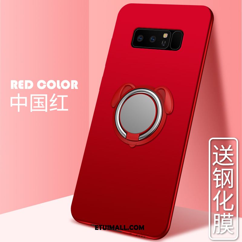 Etui Samsung Galaxy Note 8 Ochraniacz Nubuku Czerwony Nowy All Inclusive Futerał Kup