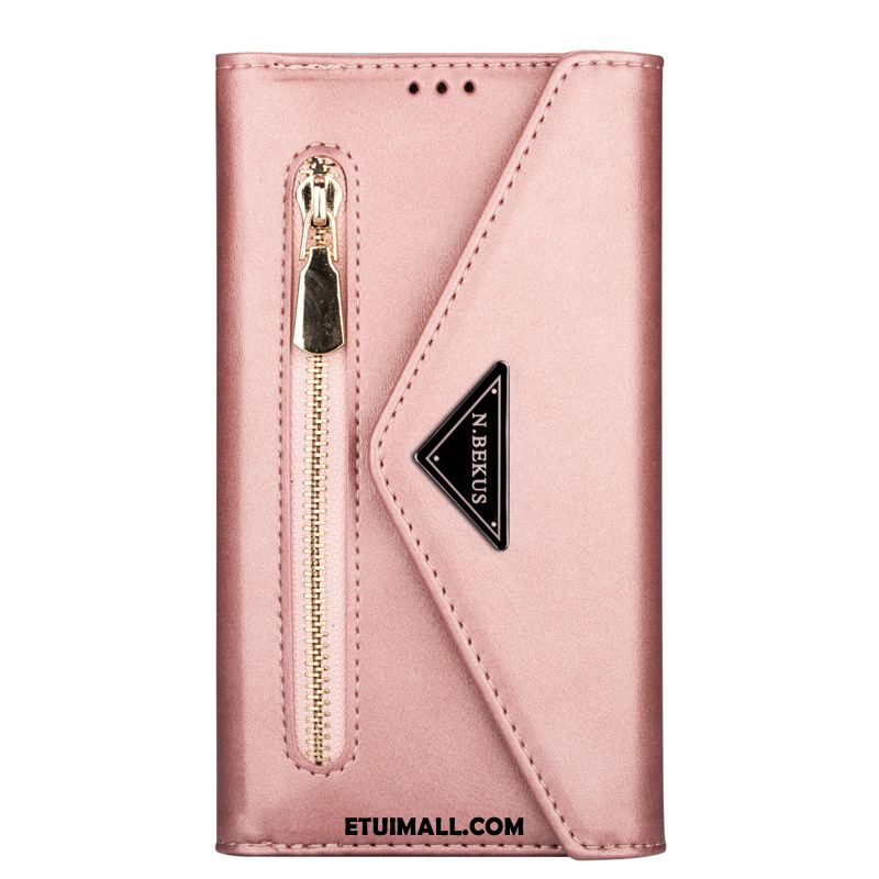 Etui Samsung Galaxy Note20 Różowe Skórzany Futerał Telefon Komórkowy Gwiazda Futerał Sklep