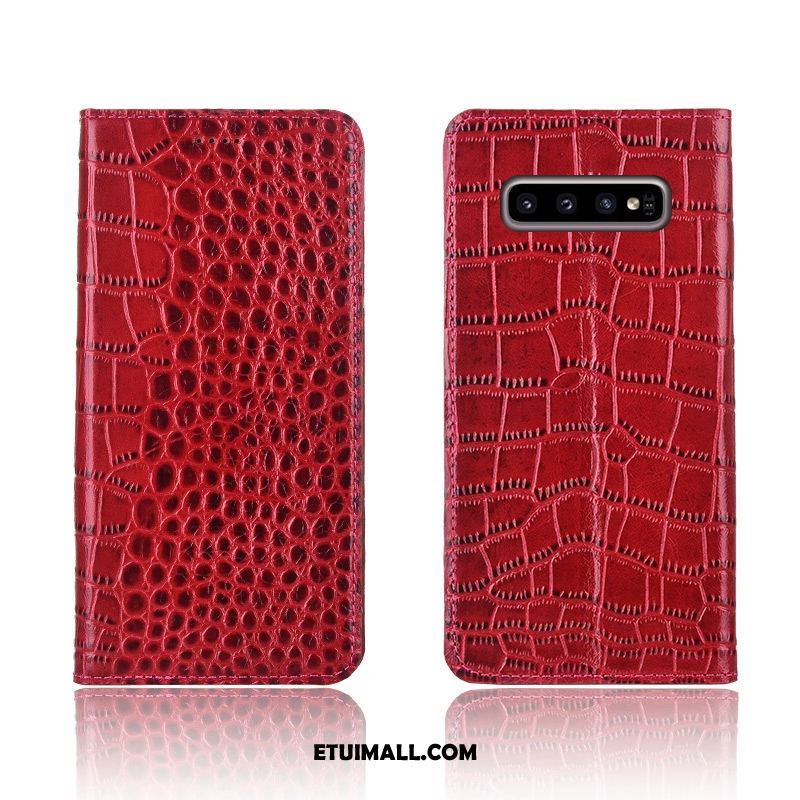 Etui Samsung Galaxy S10+ Ochraniacz Czerwony All Inclusive Klapa Gwiazda Obudowa Kup
