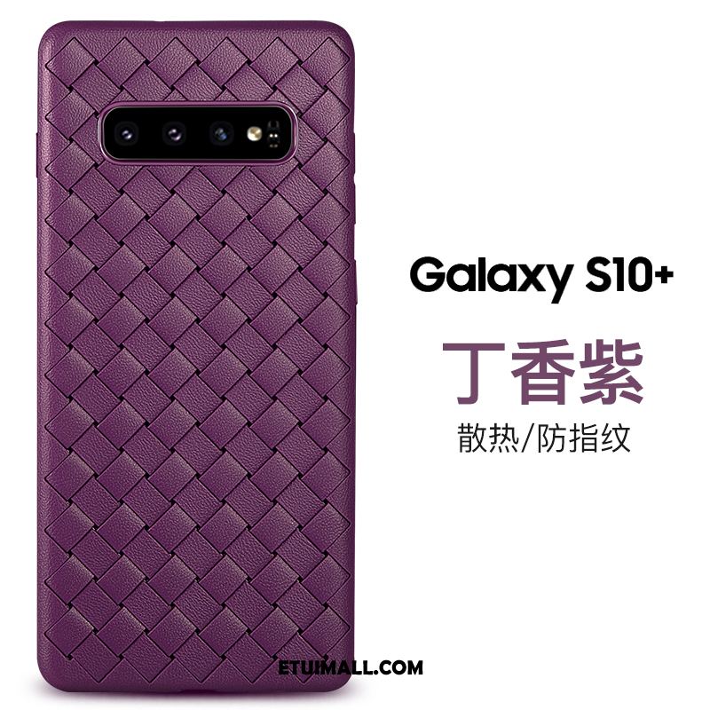 Etui Samsung Galaxy S10+ Wzór Jakość Wysoki Koniec Gwiazda Purpurowy Futerał Online