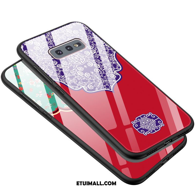 Etui Samsung Galaxy S10e Czerwony Silikonowe All Inclusive Moda Tendencja Futerał Tanie