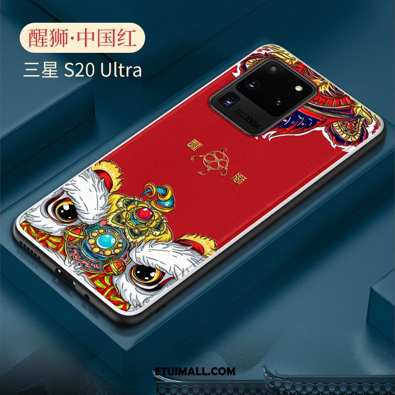 Etui Samsung Galaxy S20 Ultra Telefon Komórkowy Chiński Styl Wzór All Inclusive Czerwony Obudowa Kup