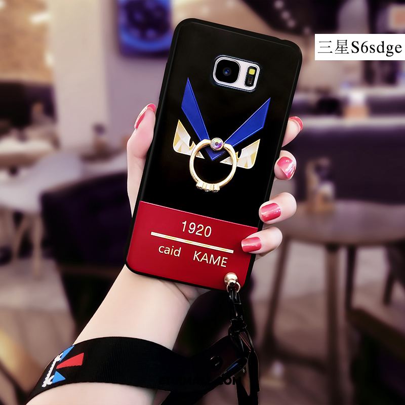Etui Samsung Galaxy S6 Edge Anti-fall Telefon Komórkowy Klamra Gwiazda Czarny Futerał Sprzedam