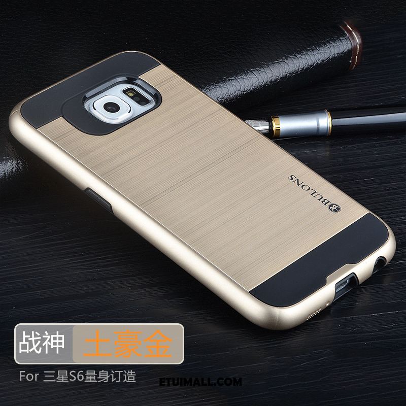 Etui Samsung Galaxy S6 Gwiazda Telefon Komórkowy Silikonowe Ochraniacz Złoto Pokrowce Sprzedam